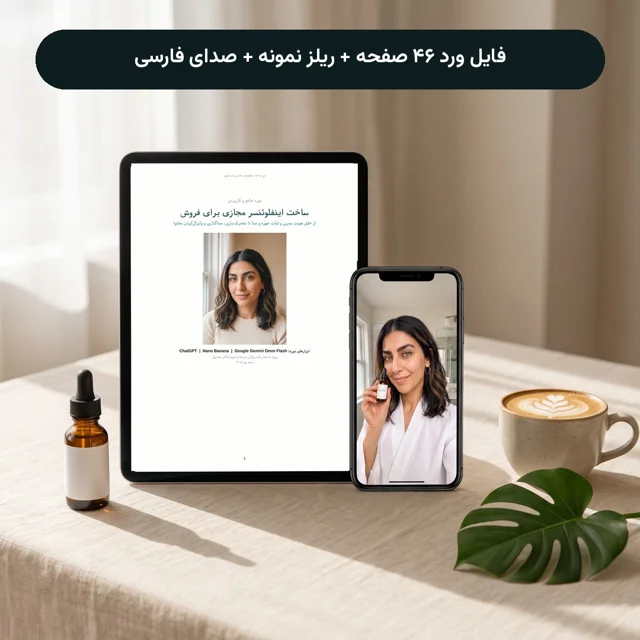 دوره جامع ساخت اینفلوئنسر مجازی با هوش مصنوعی